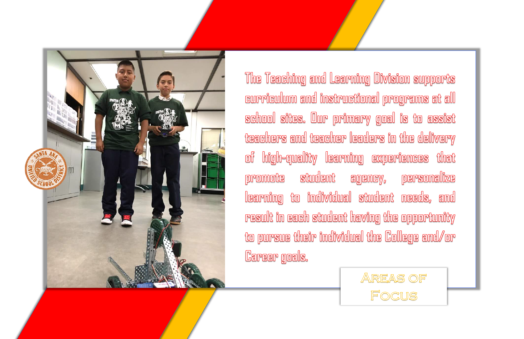 Areas of Focus 